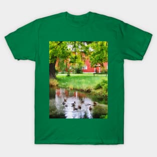 Farms - Ducks on Pond T-Shirt